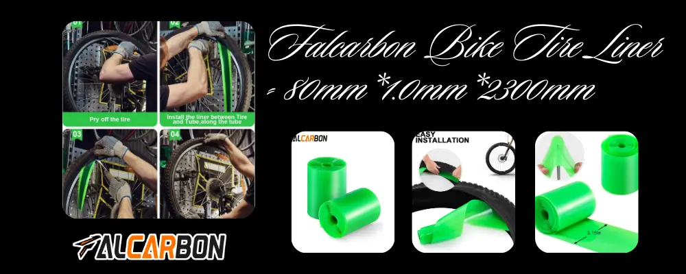 falcarbon bike tire liner 80mm 1.0mm 2300mm