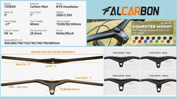 fh20m carbon mtb handlebar size
