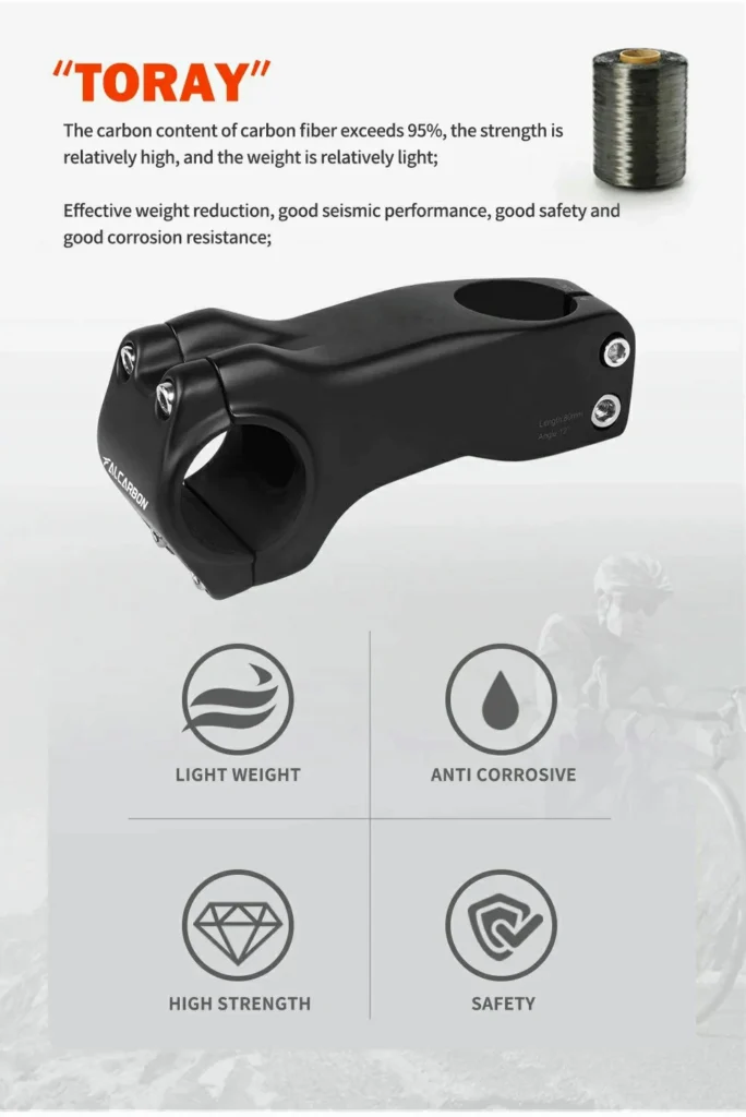Falcarbon FS20 Road/MTB Carbon Handlebar Stem 3 fs20 3