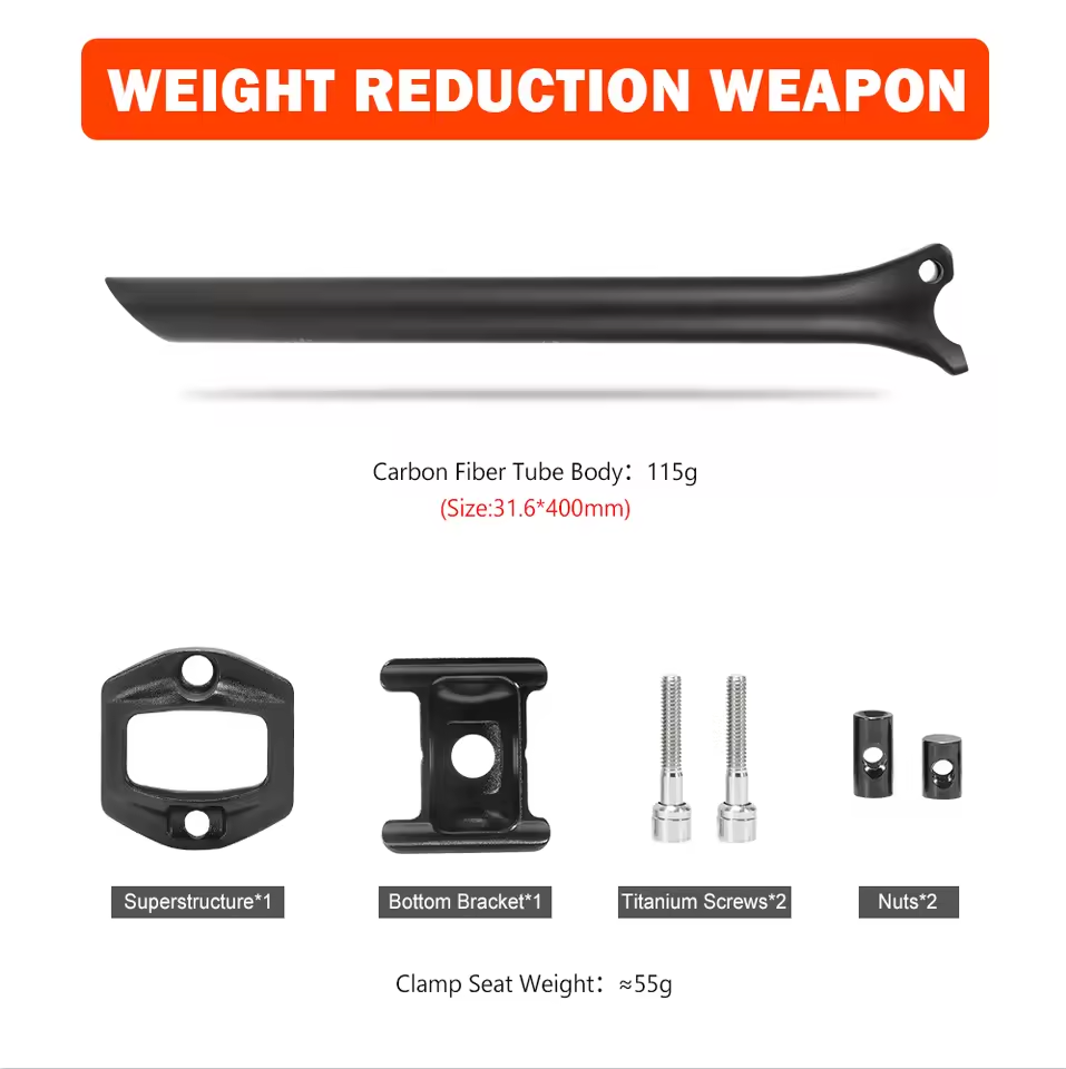 Falcarbon FSP120 MTB/Road Bike Carbon SeatPost 5 fsp120 3