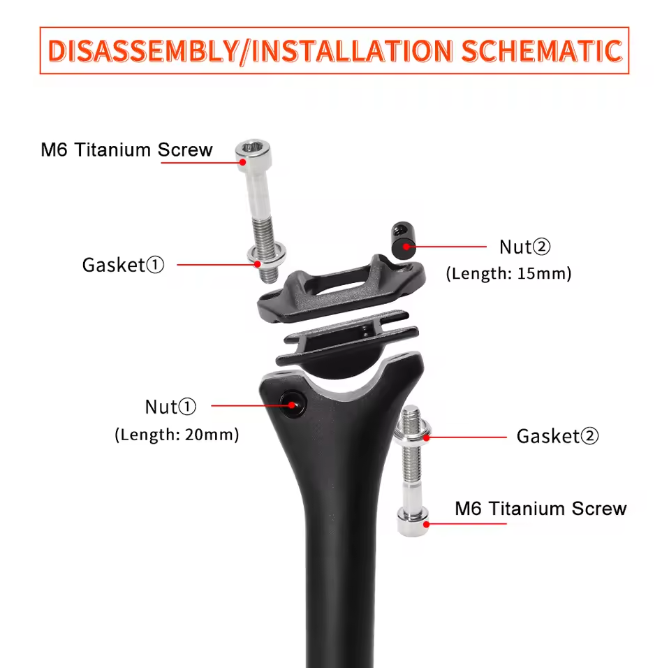Falcarbon FSP120 MTB/Road Bike Carbon SeatPost 8 fsp120 6
