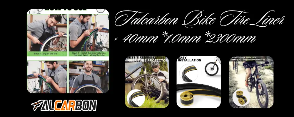 falcarbon bike tire liner 40mm 1.0mm 2300mm