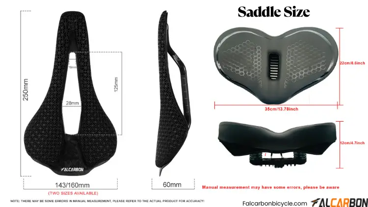 saddle-size